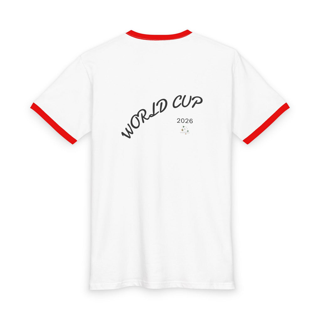 FIFA Retro Ringer T-Shirt – Classic Football Fan Tee in Team Colors
