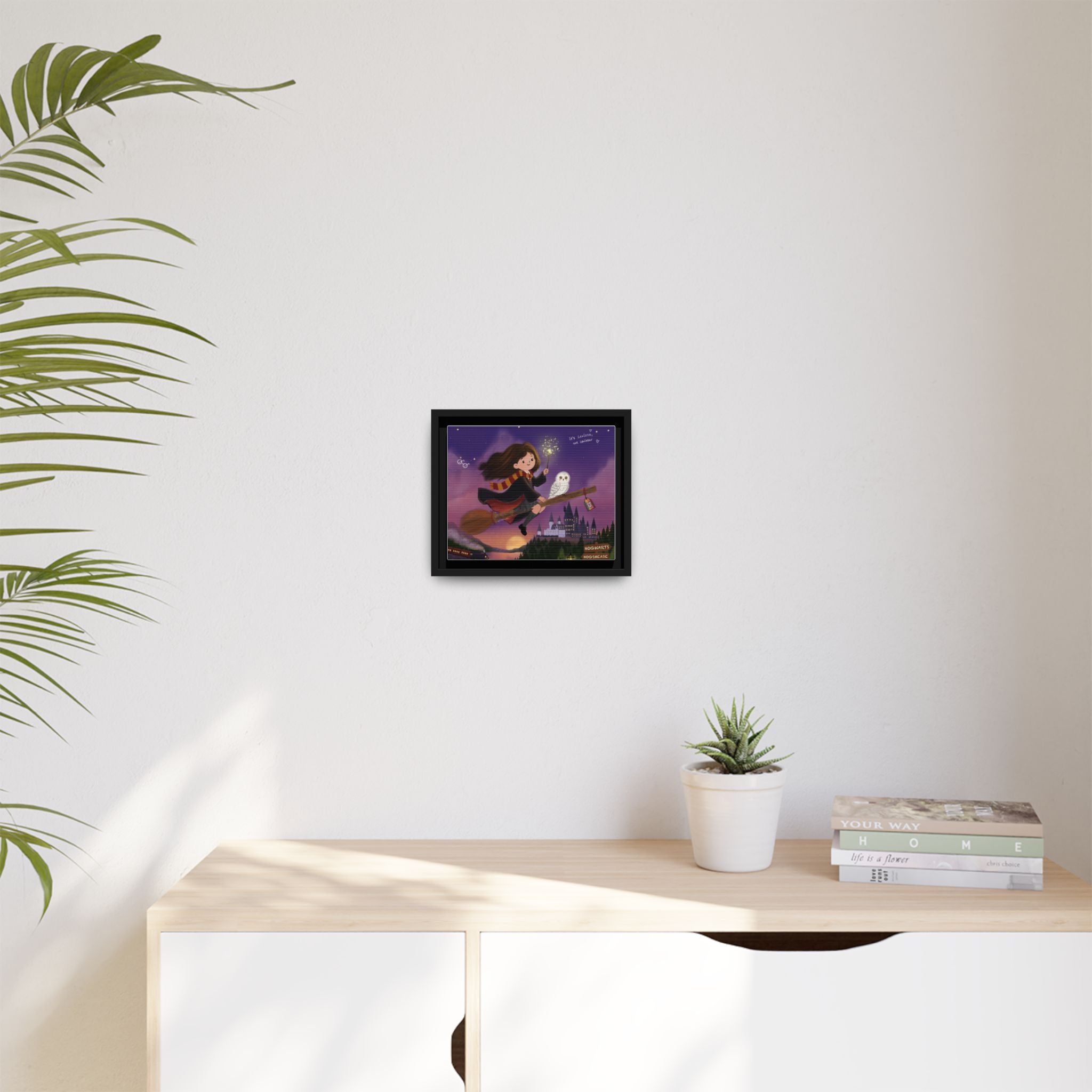 Matte Framed Canvas Wall Art – Illustrated Print by DesignByRee