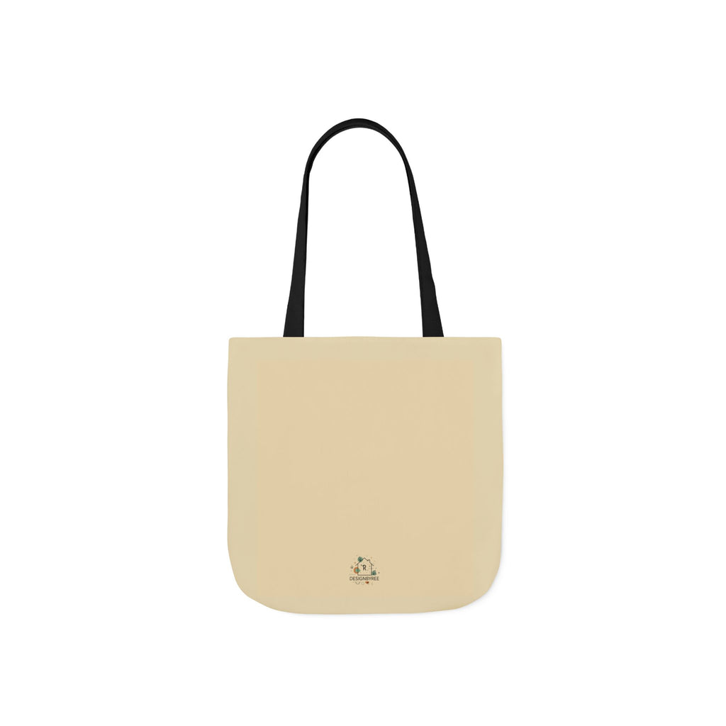 Canvas Tote Bag with 5 Strap Colors – Custom All-Over Print