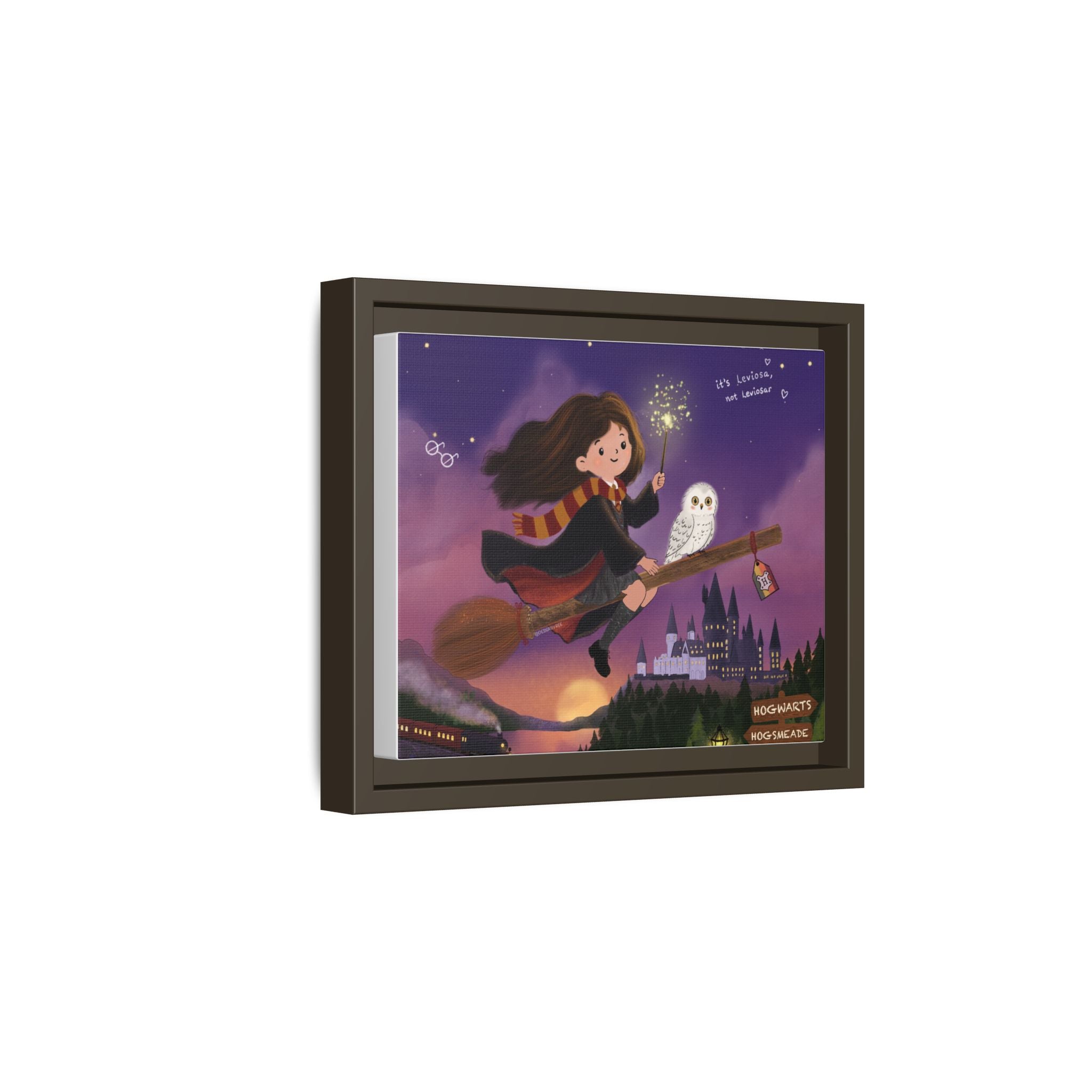 Matte Framed Canvas Wall Art – Illustrated Print by DesignByRee