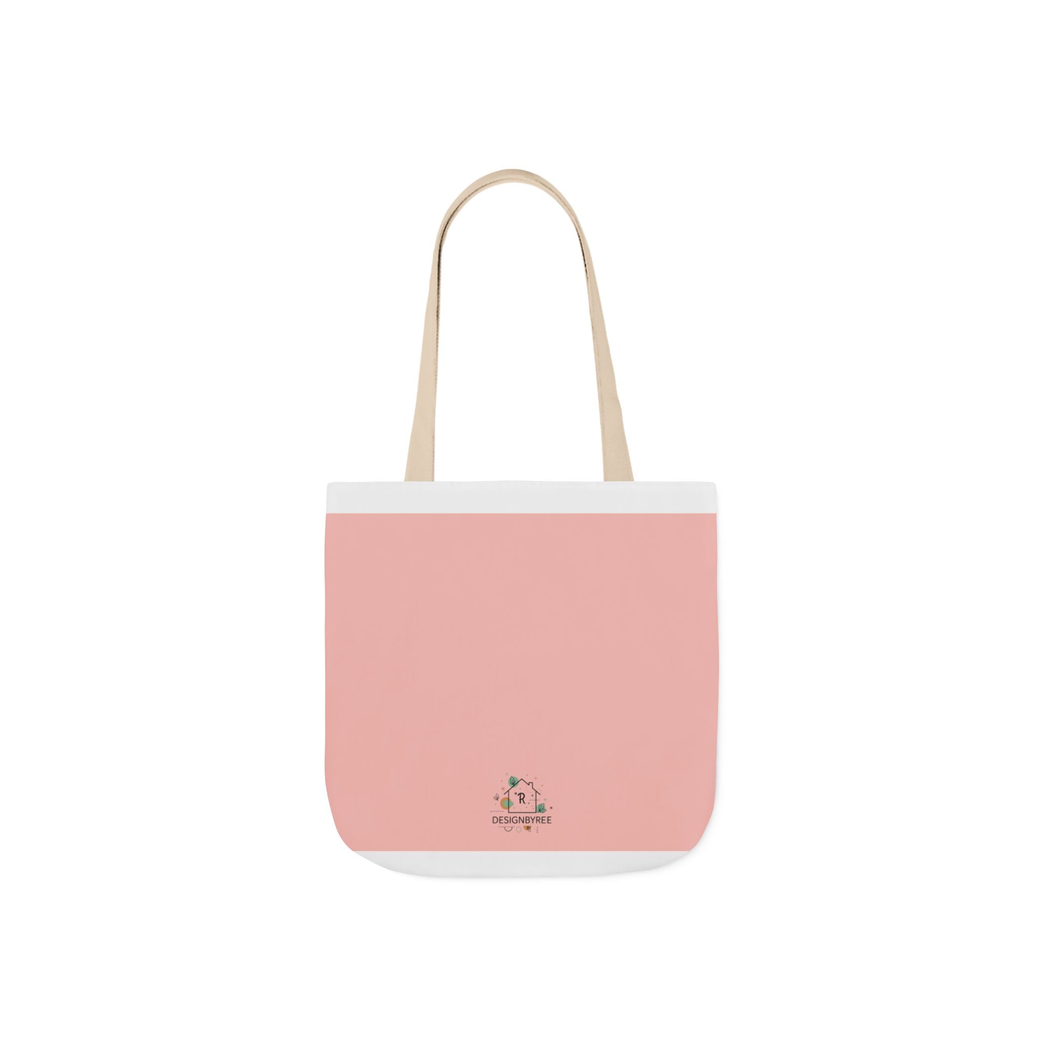 Canvas Tote Bag with 5 Strap Colors – Custom All-Over Print, 3 Sizes