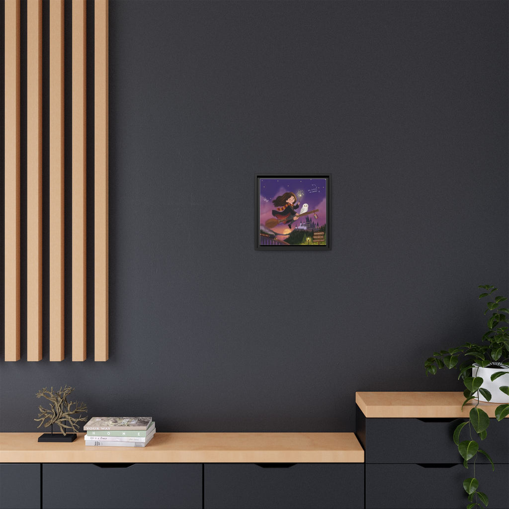 Matte Framed Canvas Wall Art – Illustrated Print by DesignByRee