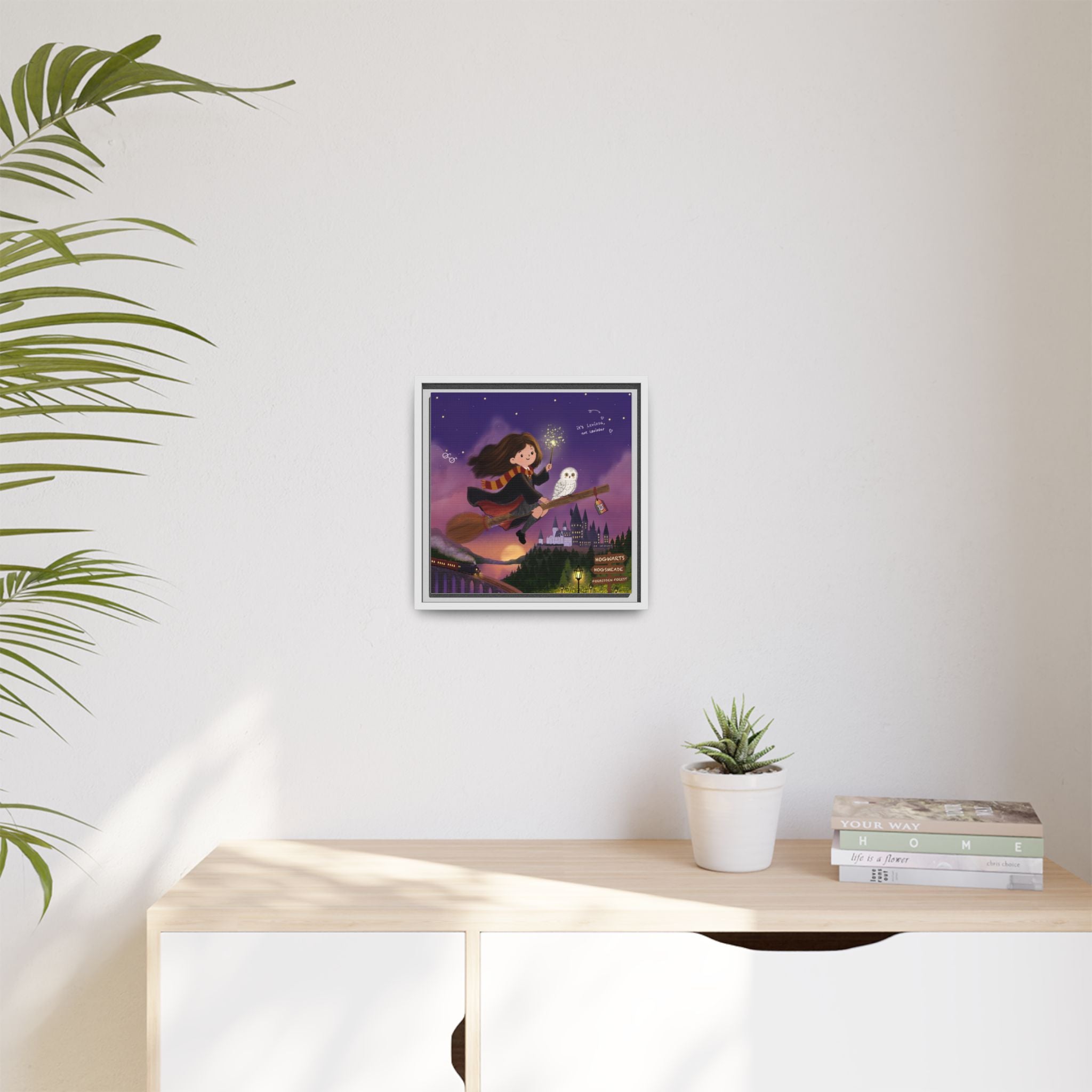 Matte Framed Canvas Wall Art – Illustrated Print by DesignByRee