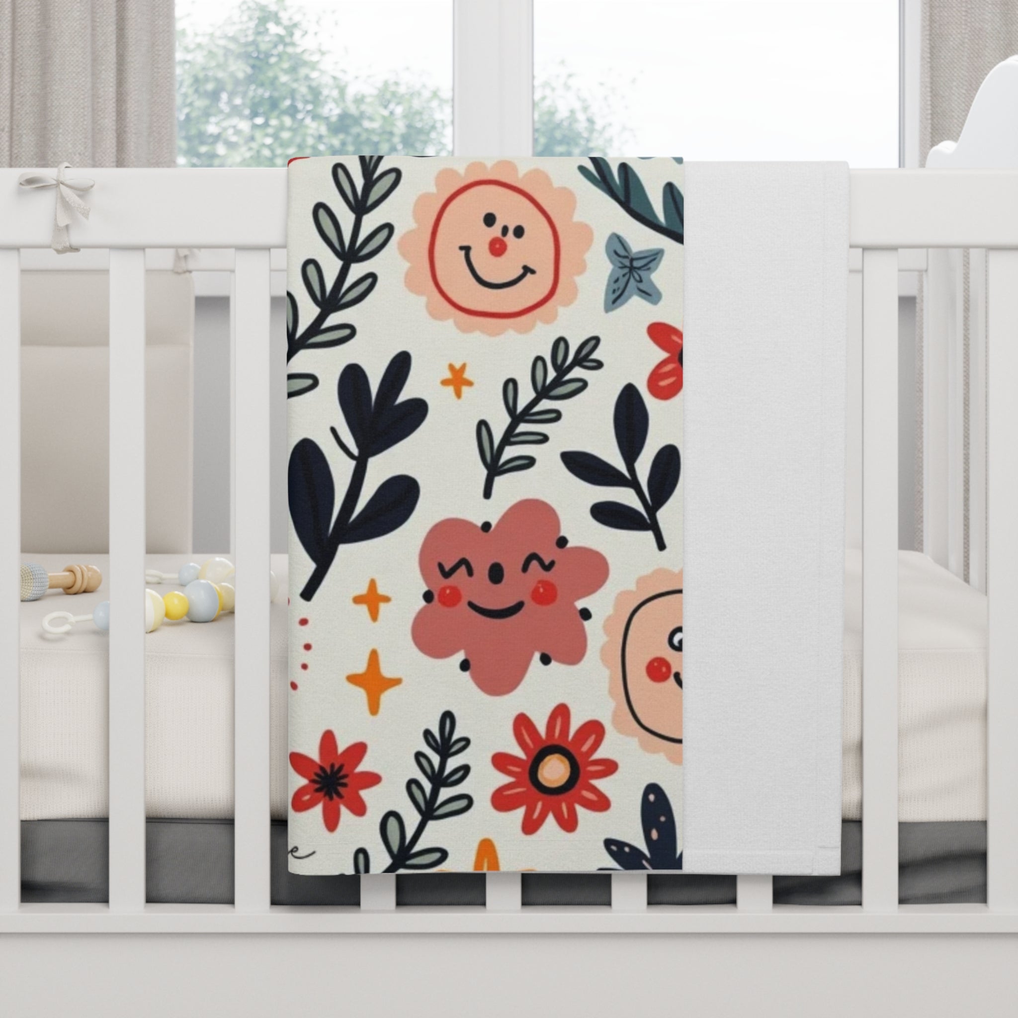 Custom Soft Fleece Baby Blanket – Personalized Newborn Gift 30x40