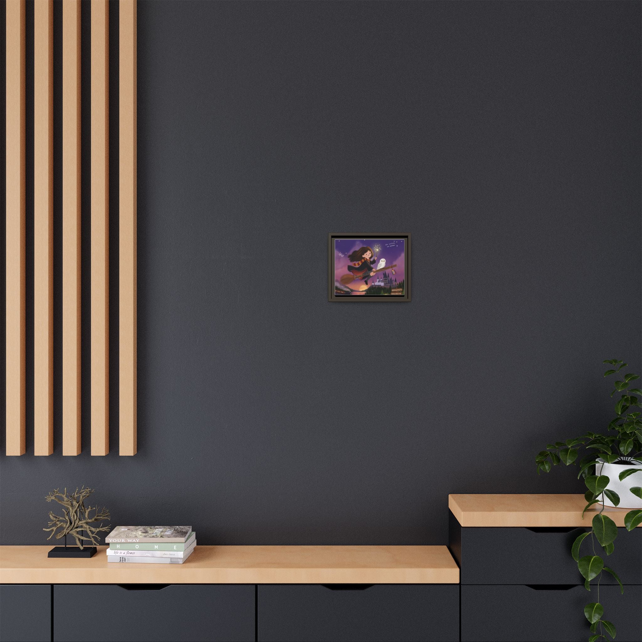 Matte Framed Canvas Wall Art – Illustrated Print by DesignByRee