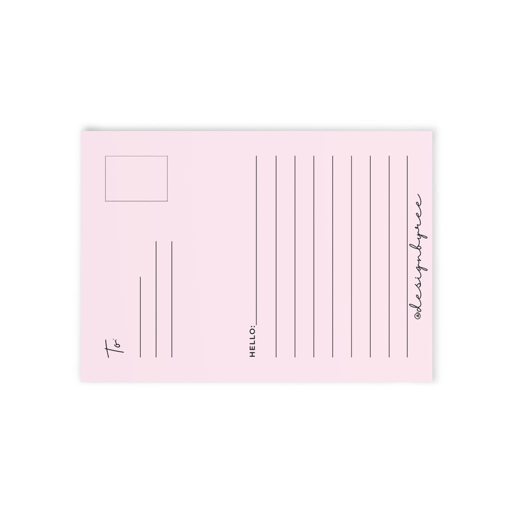 Custom Doodle Postcard by Designbyree ✨