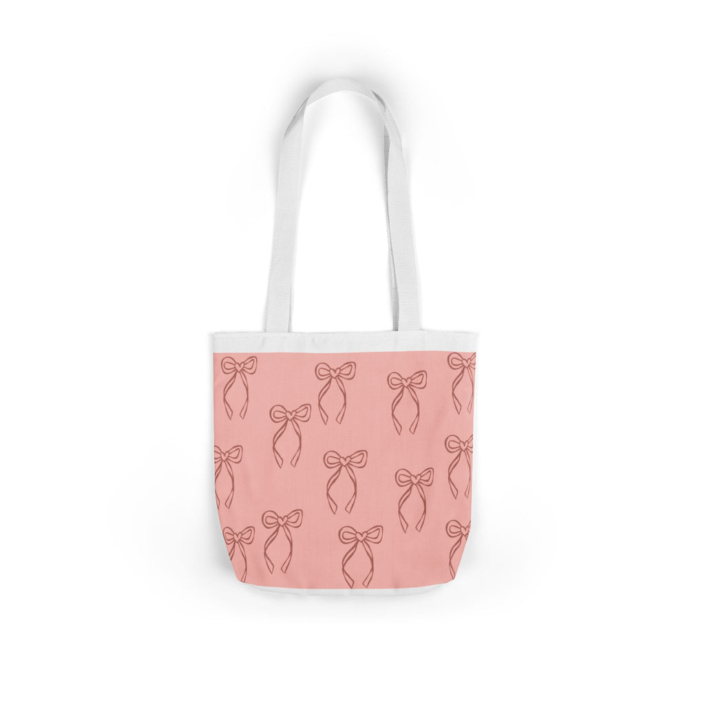 Canvas Tote Bag with 5 Strap Colors – Custom All-Over Print, 3 Sizes