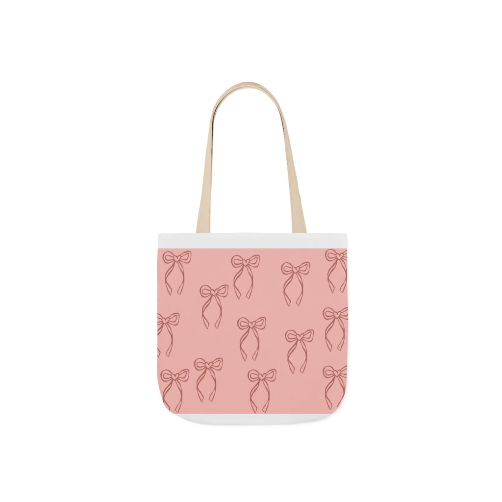 Canvas Tote Bag with 5 Strap Colors – Custom All-Over Print, 3 Sizes