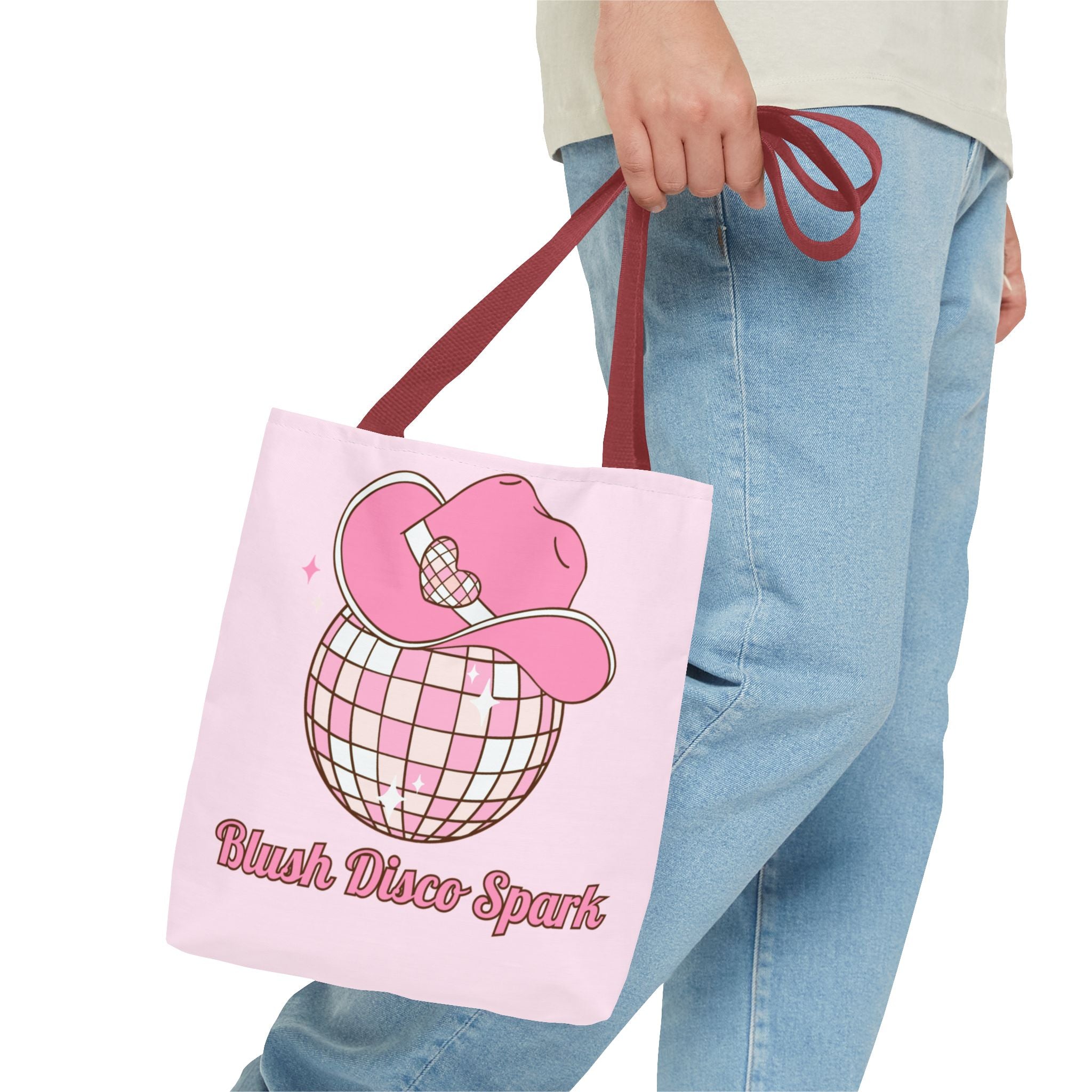 Custom Printed Tote Bag (AOP) – 3 Sizes, 5 Handle Colors, Dye Sublimation