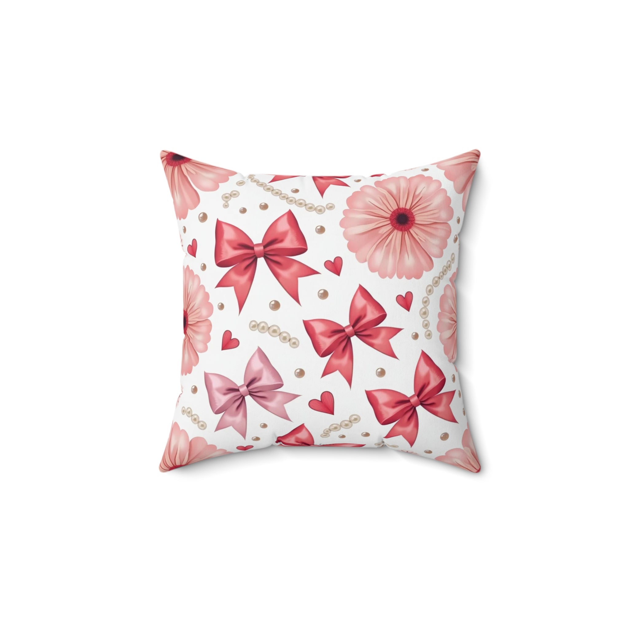 Custom Printed Spun Polyester Square Pillow – Personalized Home Decor Gift