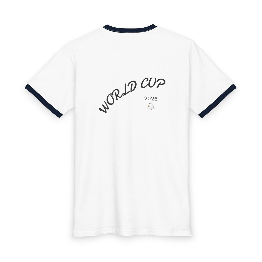 FIFA Retro Ringer T-Shirt – Classic Football Fan Tee in Team Colors