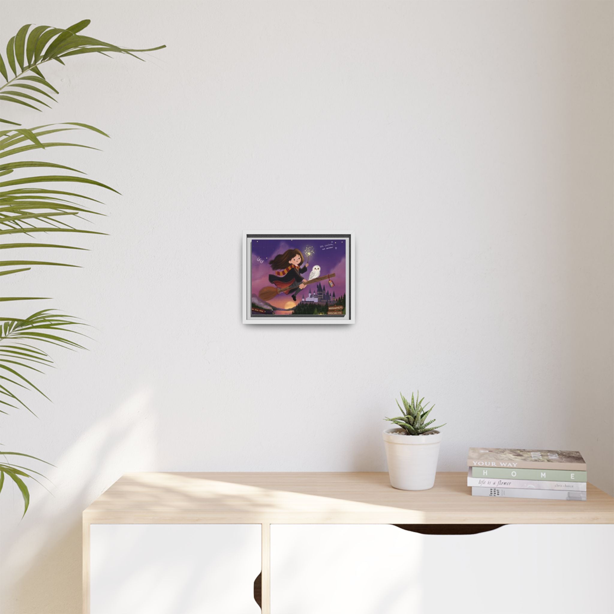 Matte Framed Canvas Wall Art – Illustrated Print by DesignByRee