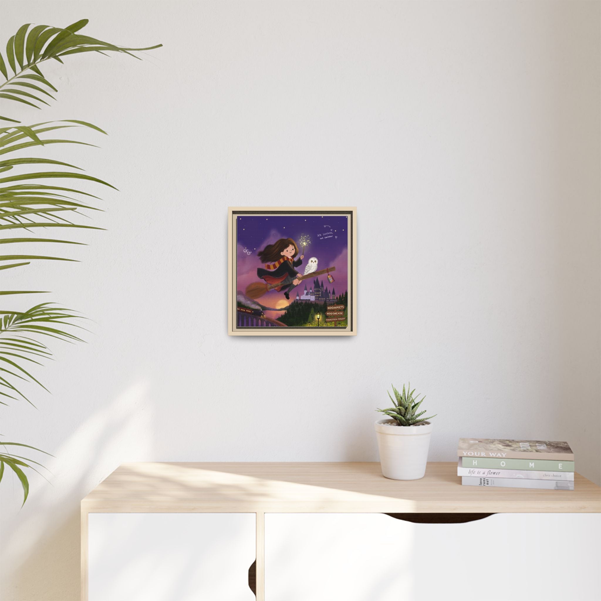 Matte Framed Canvas Wall Art – Illustrated Print by DesignByRee