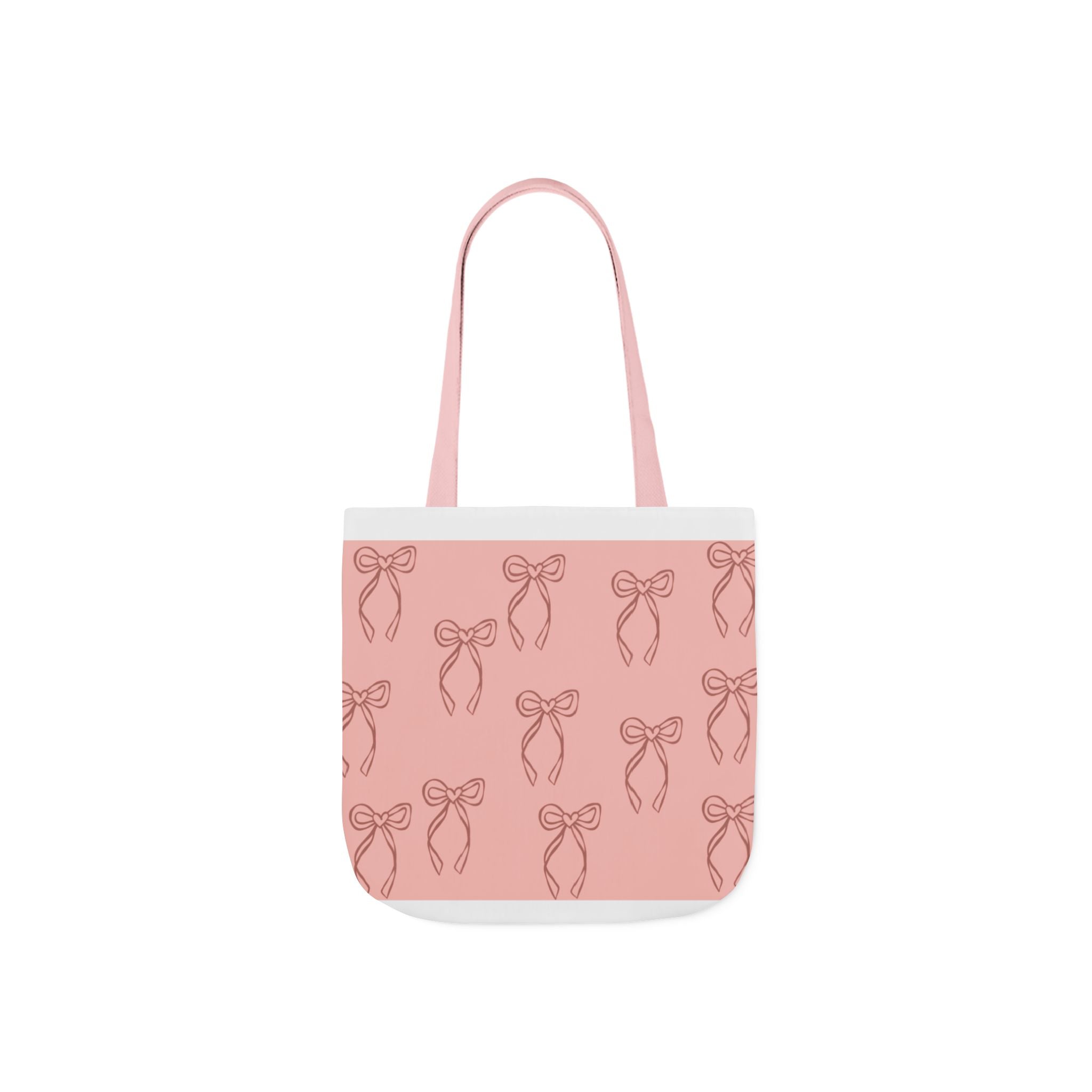 Canvas Tote Bag with 5 Strap Colors – Custom All-Over Print, 3 Sizes