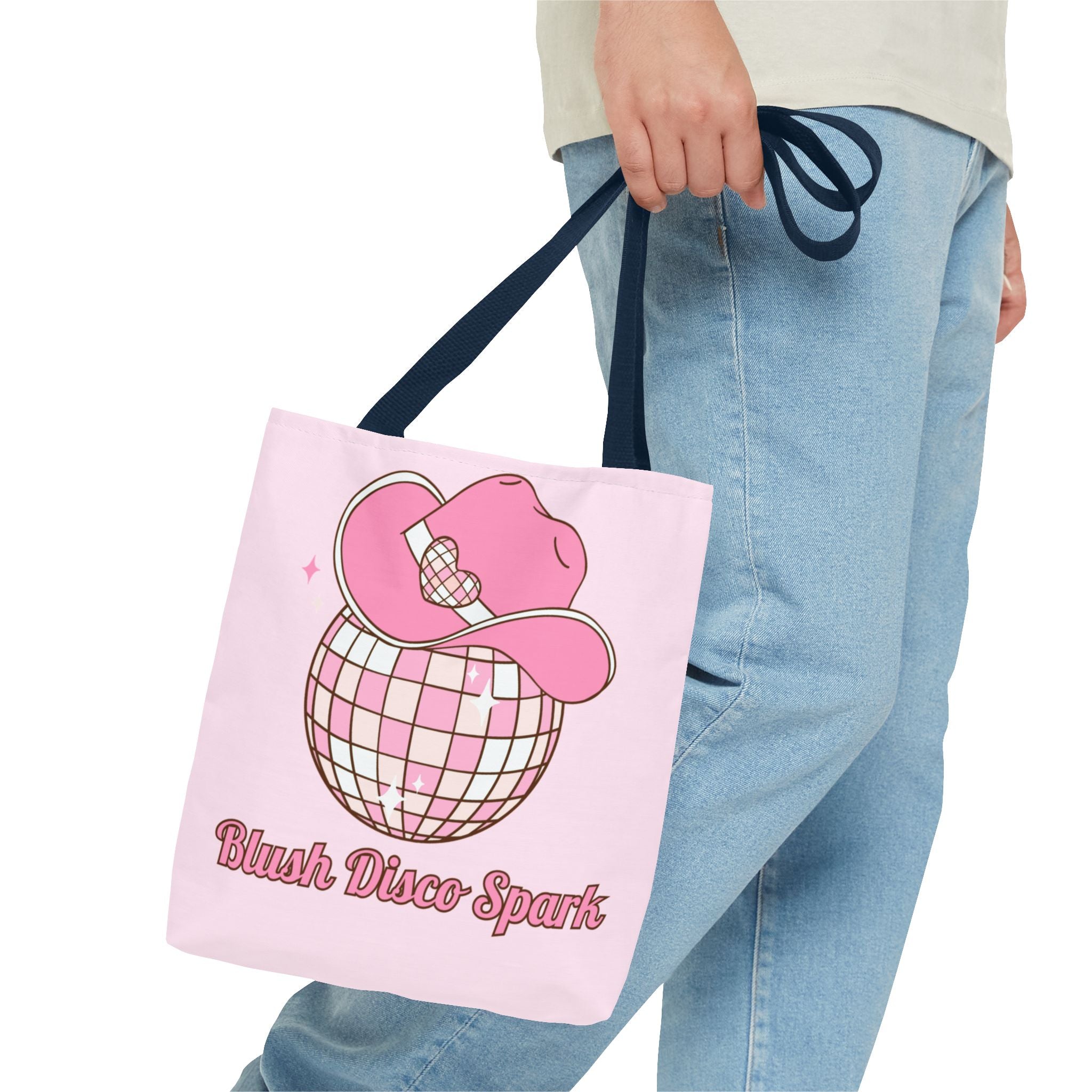 Custom Printed Tote Bag (AOP) – 3 Sizes, 5 Handle Colors, Dye Sublimation