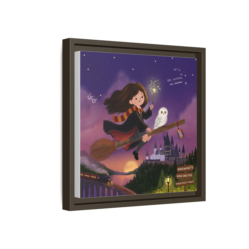 Matte Framed Canvas Wall Art – Illustrated Print by DesignByRee