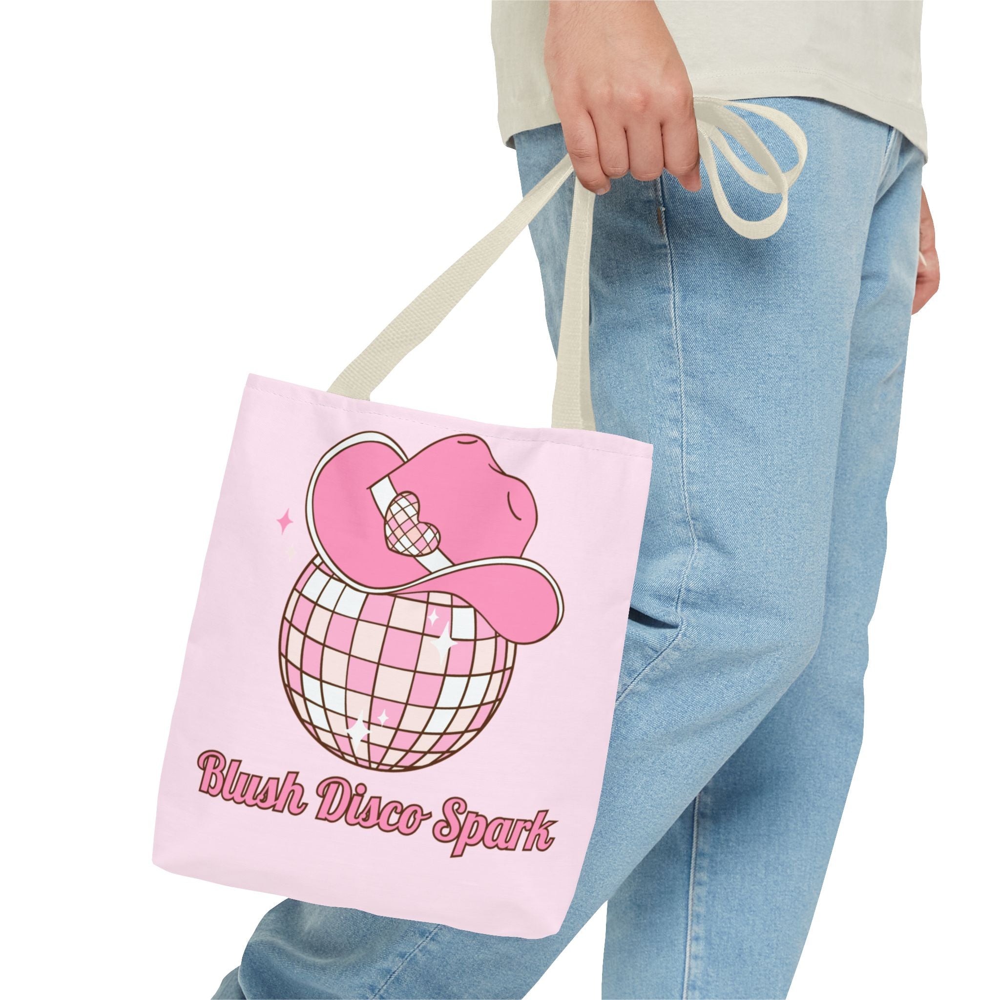 Custom Printed Tote Bag (AOP) – 3 Sizes, 5 Handle Colors, Dye Sublimation