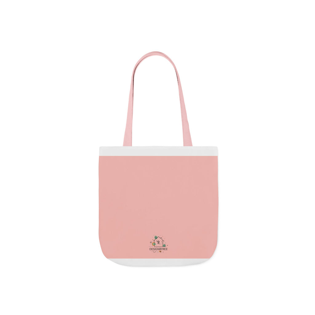 Canvas Tote Bag with 5 Strap Colors – Custom All-Over Print, 3 Sizes