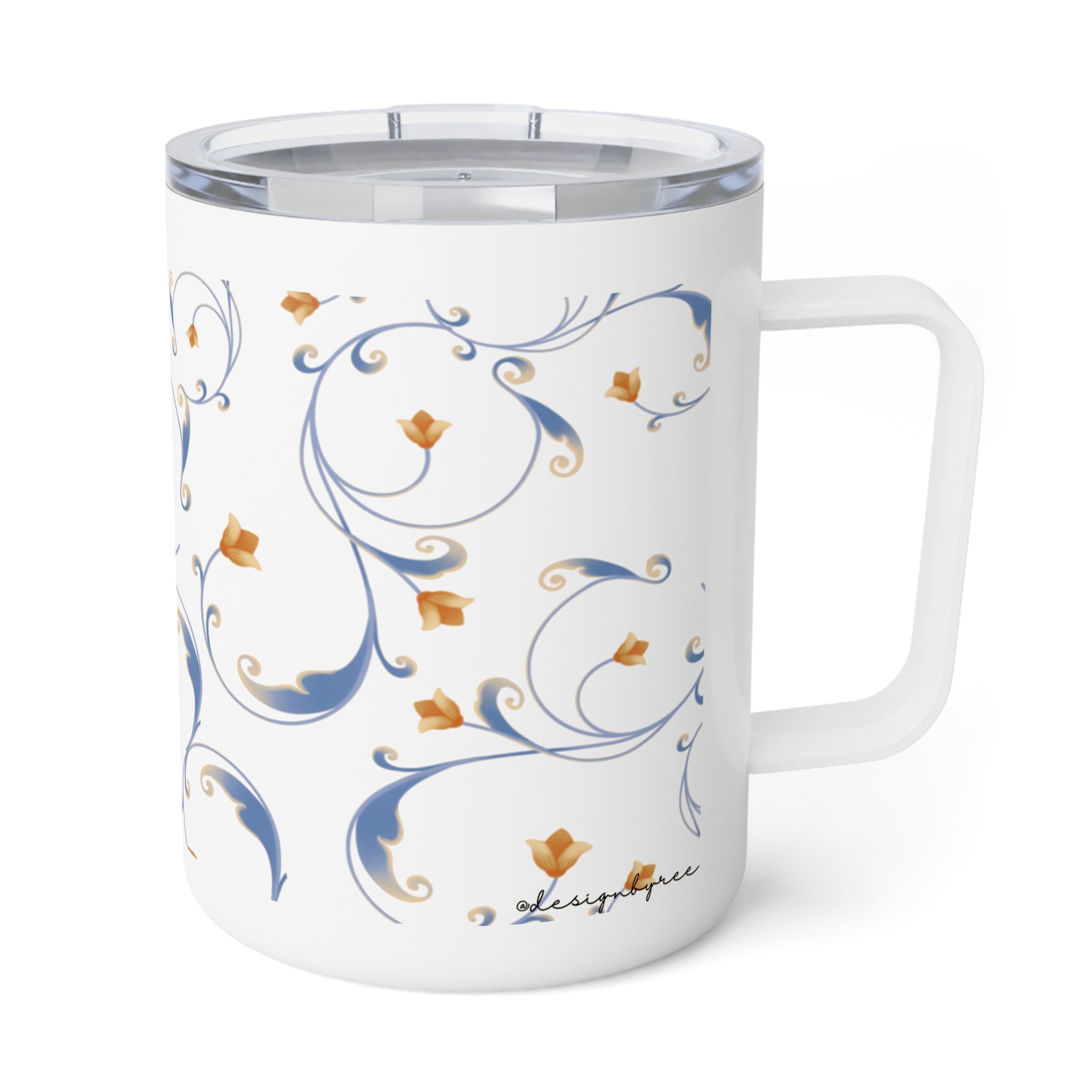Custom Printed Insulated Travel Mug 10oz – Stainless Steel with Lid