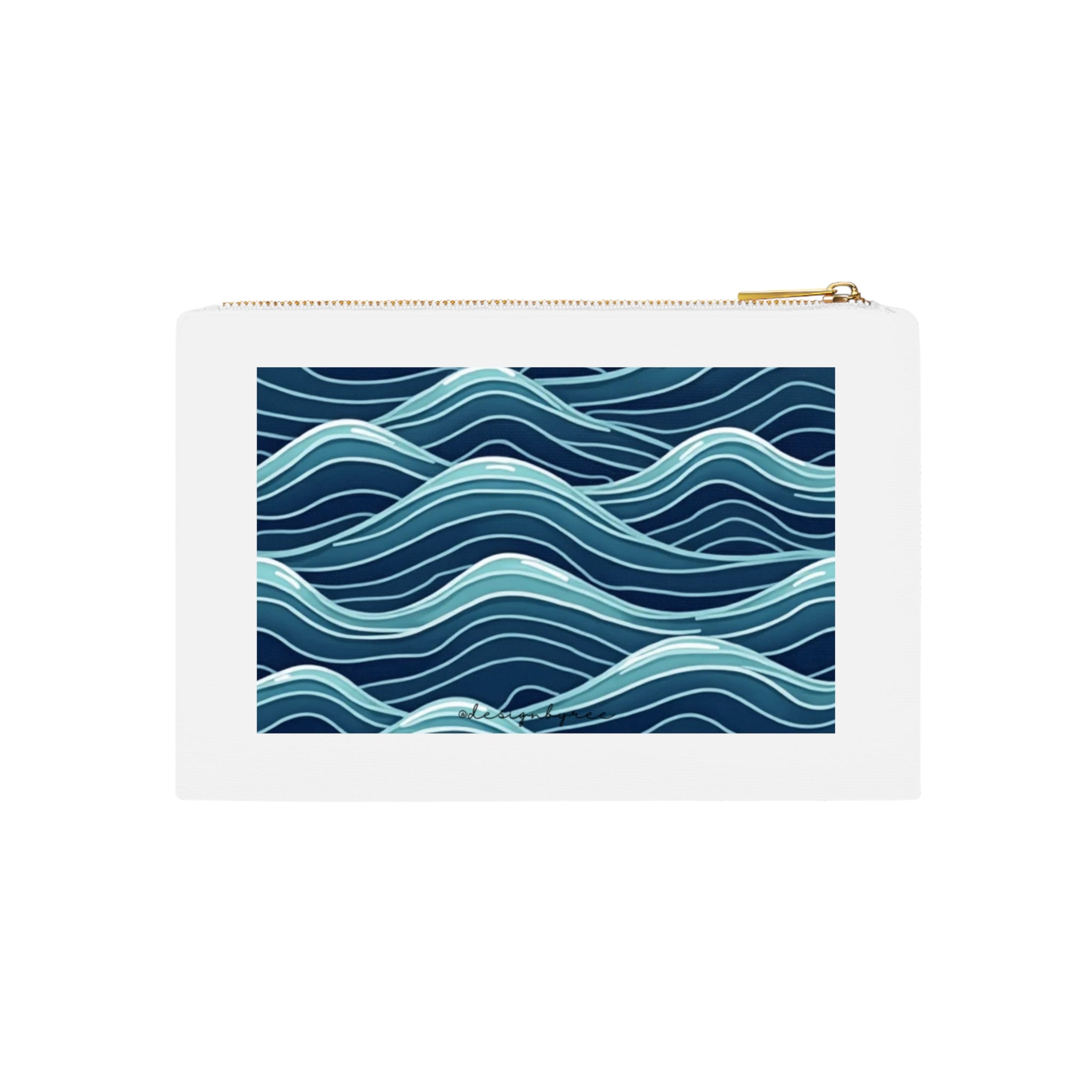 Custom Printed Cosmetic Bag – Personalized Cotton Canvas Makeup Pouch