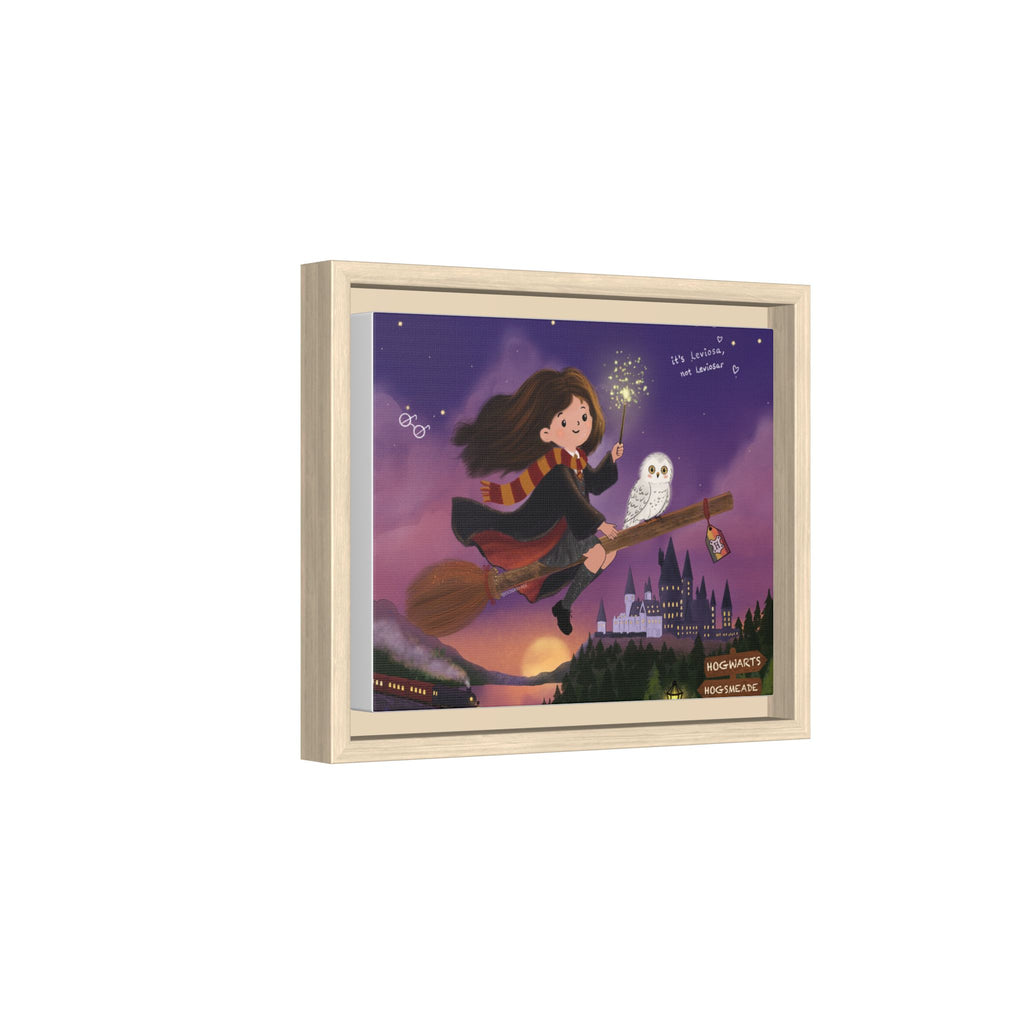 Matte Framed Canvas Wall Art – Illustrated Print by DesignByRee