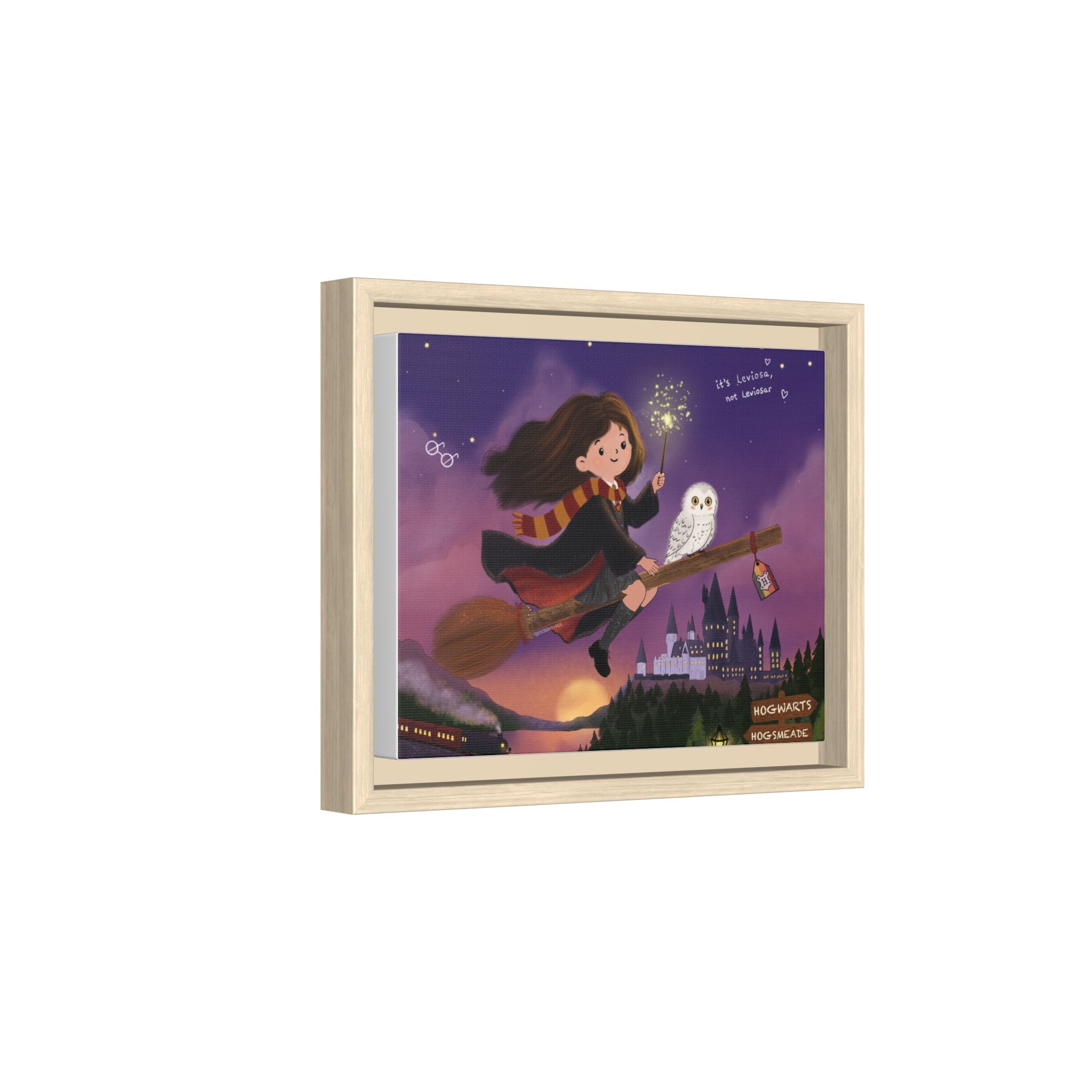 Matte Framed Canvas Wall Art – Illustrated Print by DesignByRee
