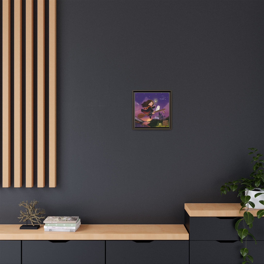 Matte Framed Canvas Wall Art – Illustrated Print by DesignByRee