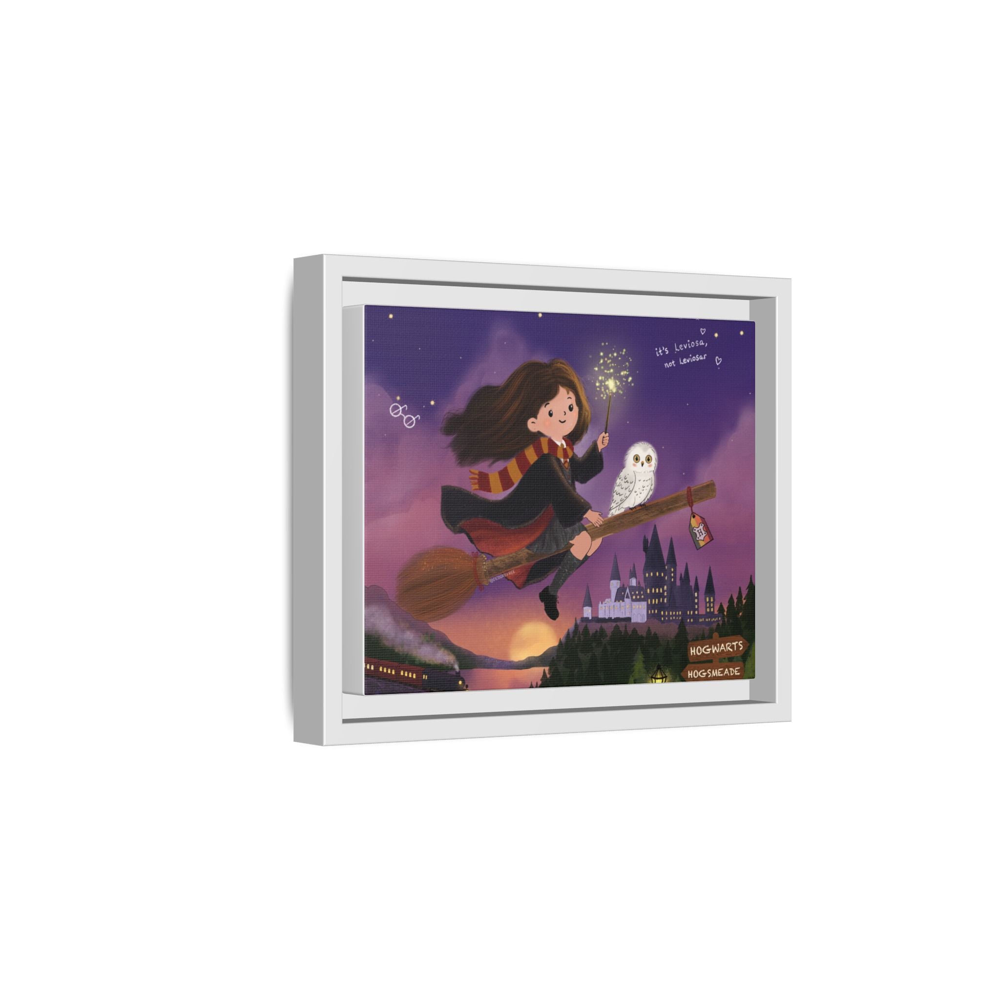 Matte Framed Canvas Wall Art – Illustrated Print by DesignByRee