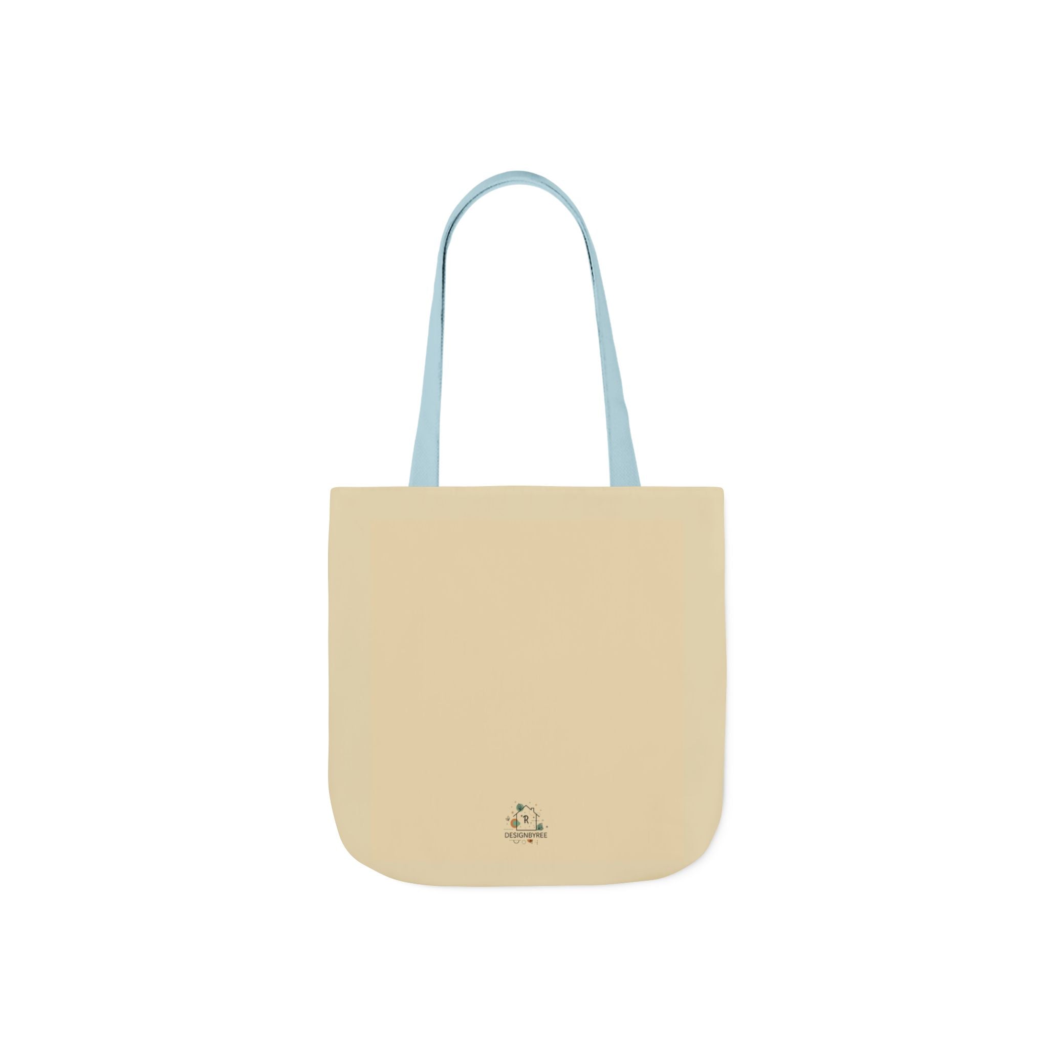Canvas Tote Bag with 5 Strap Colors – Custom All-Over Print