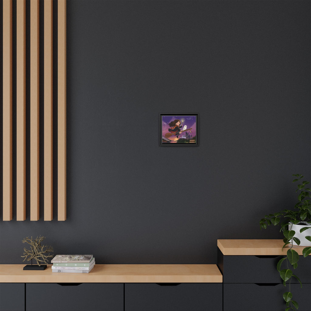 Matte Framed Canvas Wall Art – Illustrated Print by DesignByRee