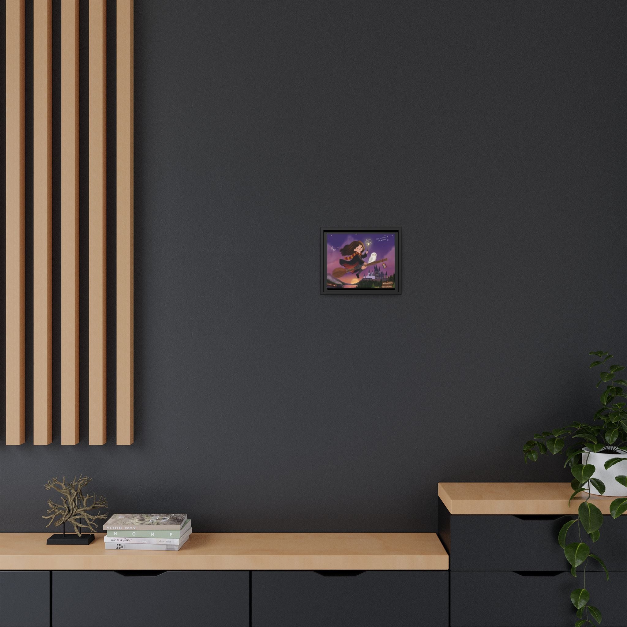 Matte Framed Canvas Wall Art – Illustrated Print by DesignByRee