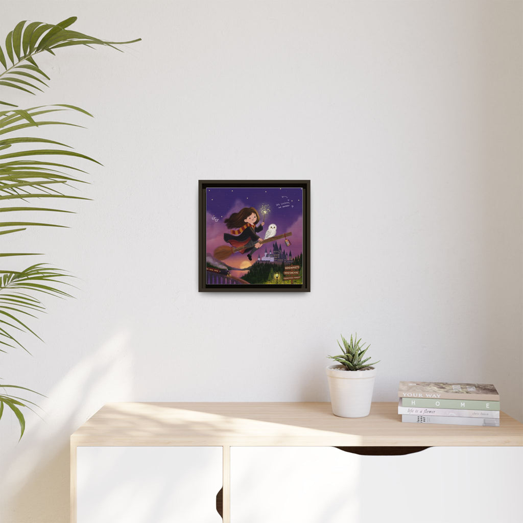 Matte Framed Canvas Wall Art – Illustrated Print by DesignByRee